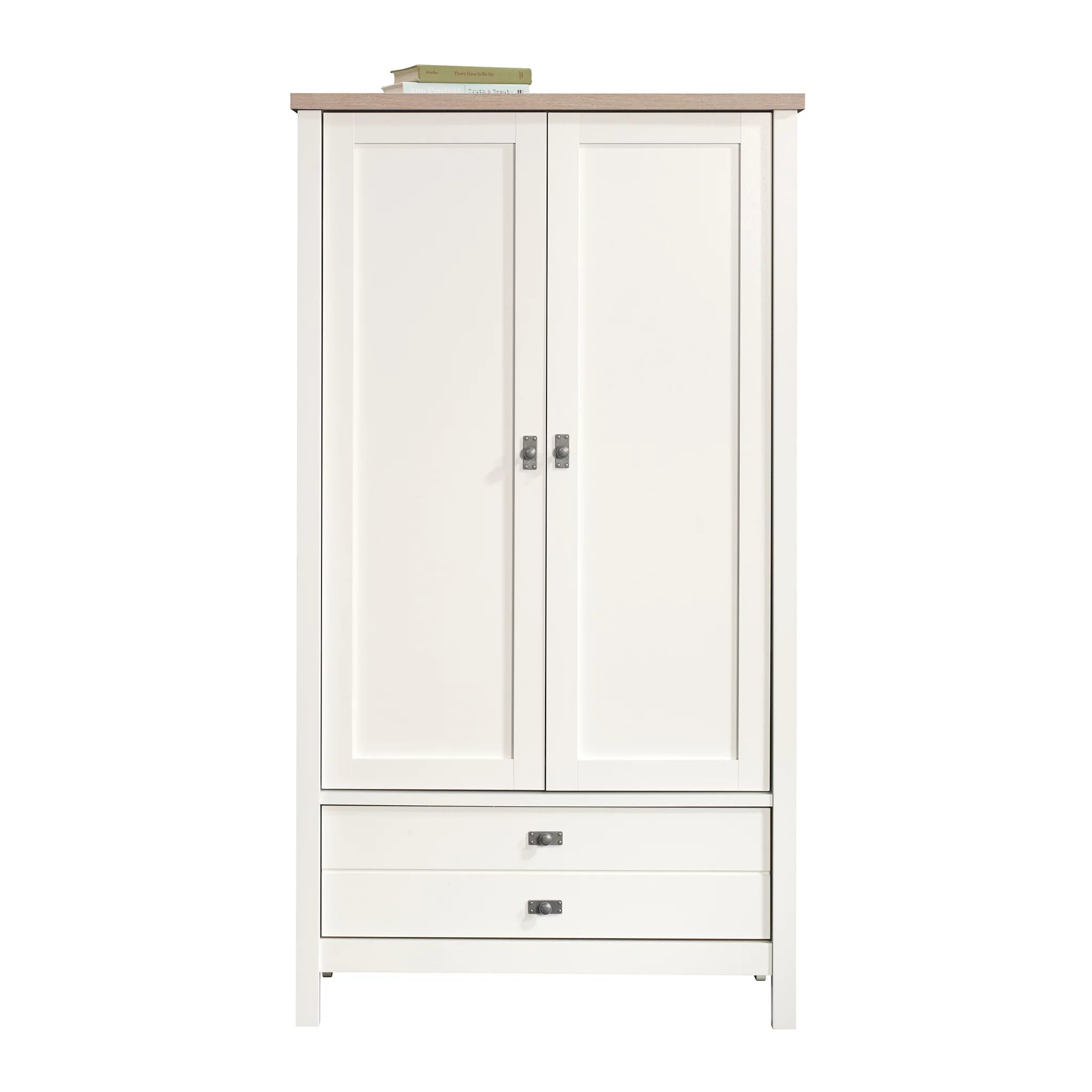 Soft White Armoire F54913