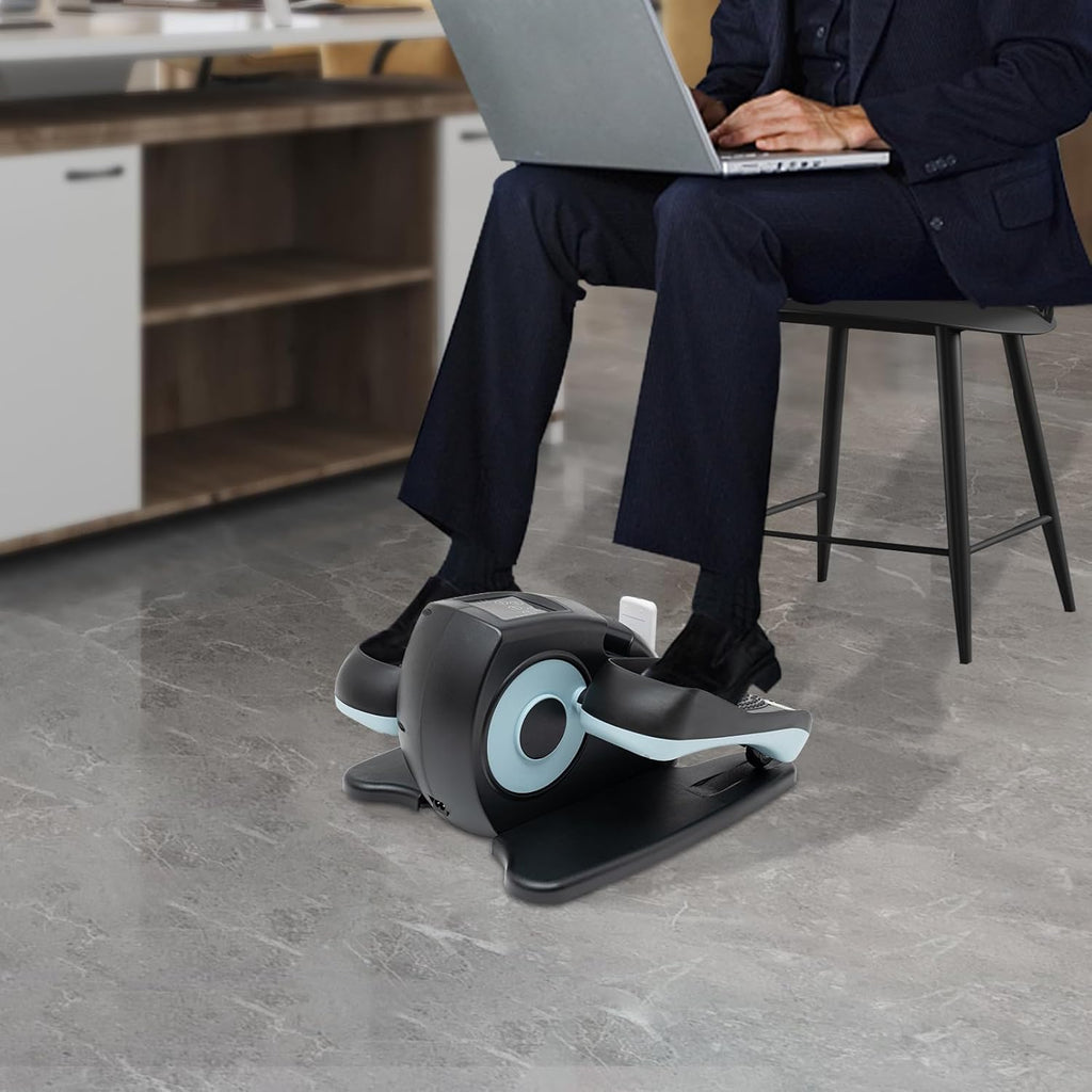Electric Seated Leg-Foot Pedal Exerciser for Seniors Rehab, Home & Office U787247