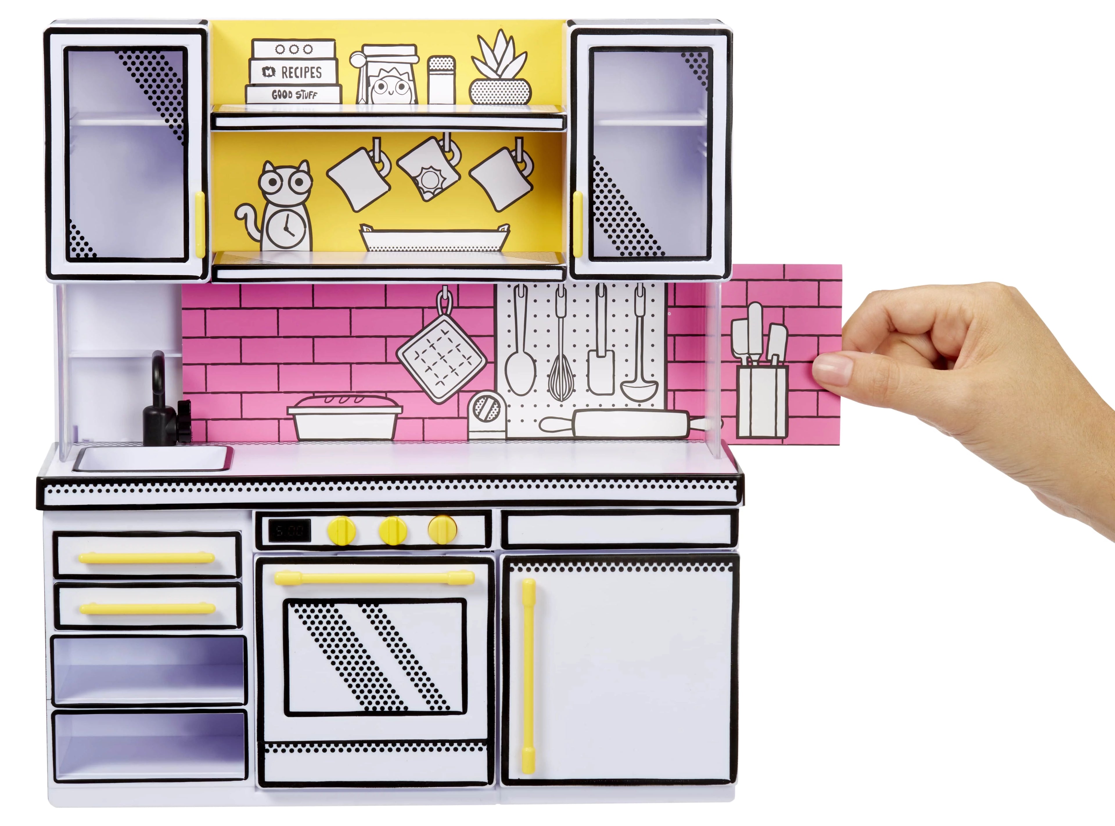 Mini Kitchen Playset with UV Light, DIY Resin Collectibles P847059