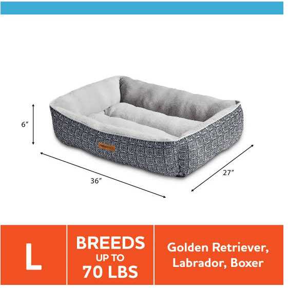 Lounger Dog Bed Y90887