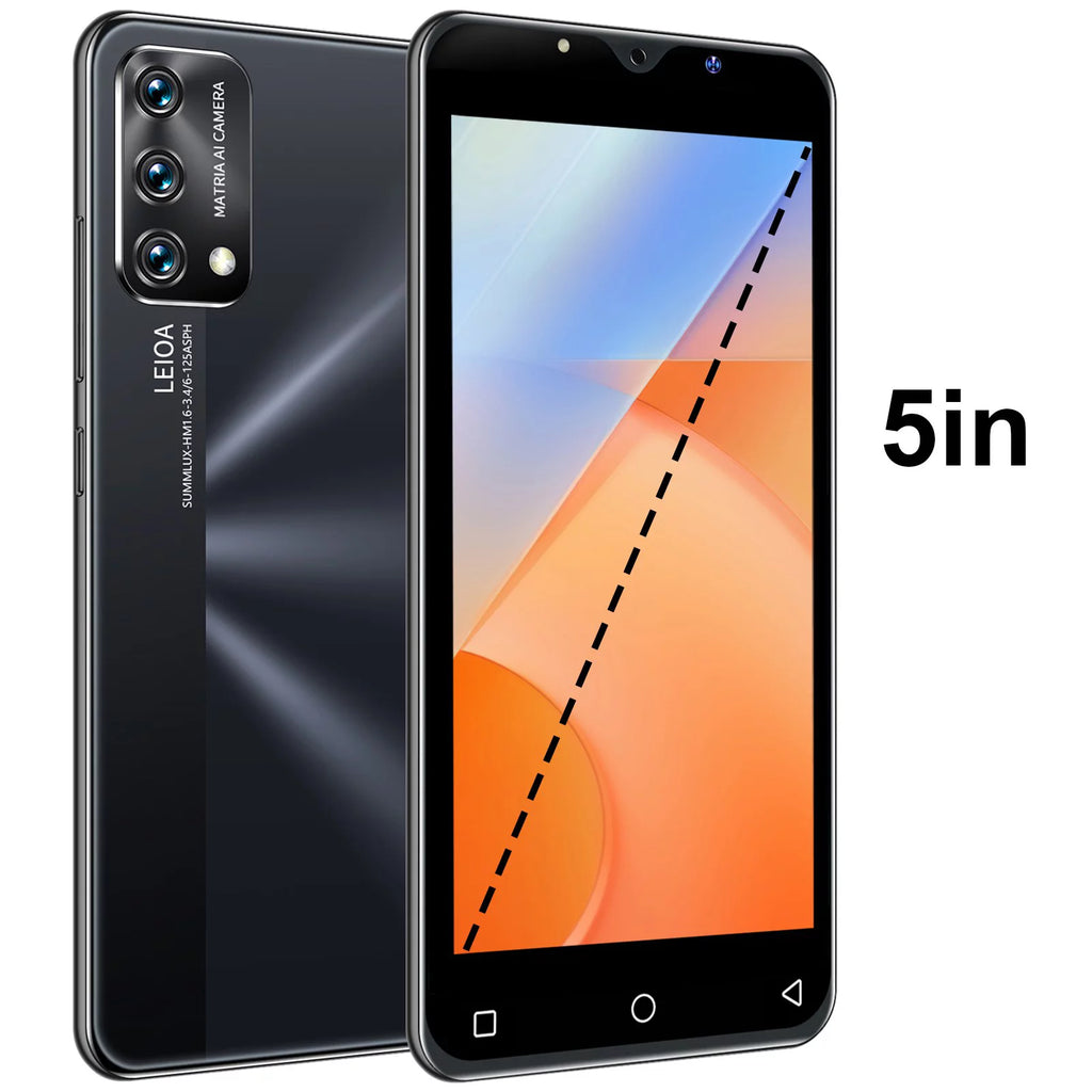 Unlocked Smartphone Dual SIM 5 Inch 3800mAh Face ID Fingerprint GSM 3G E351