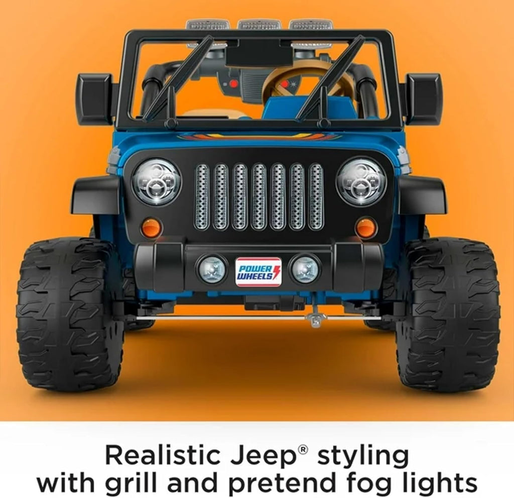 Battery Operated 2 Seater Ride On Jeep Toy Car with Working Lights and Storage A304556