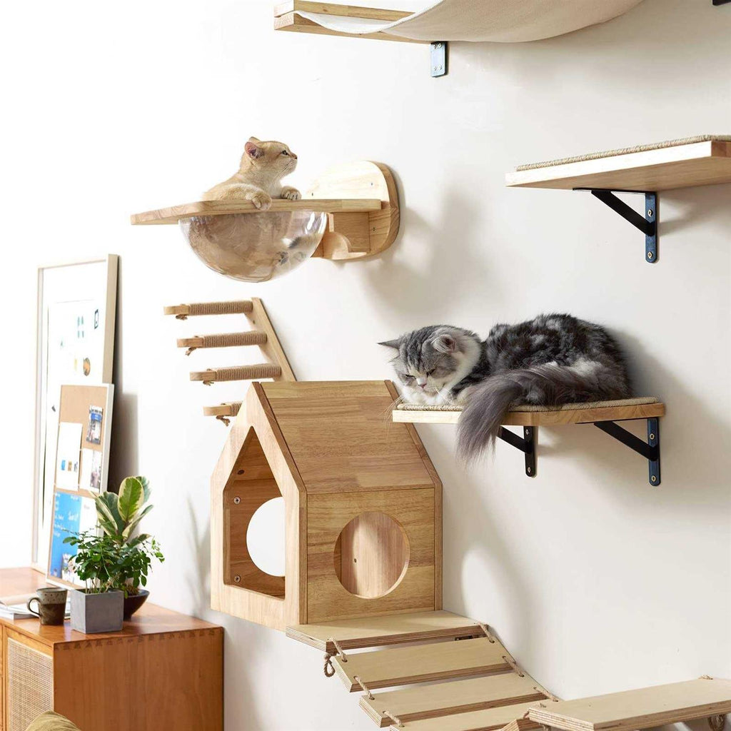 Cat Wall Furniture Set with 2 Pedals I522