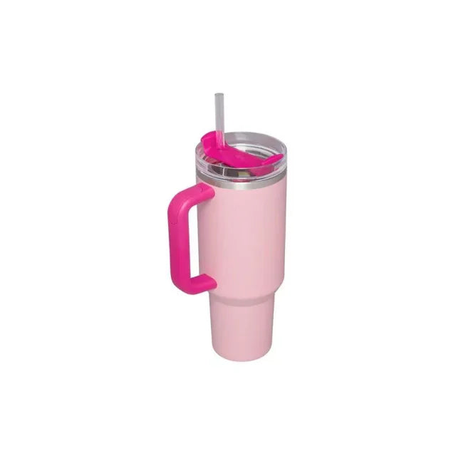 40oz Stainless Steel Vacuum Insulated Tumbler with Handle A832895