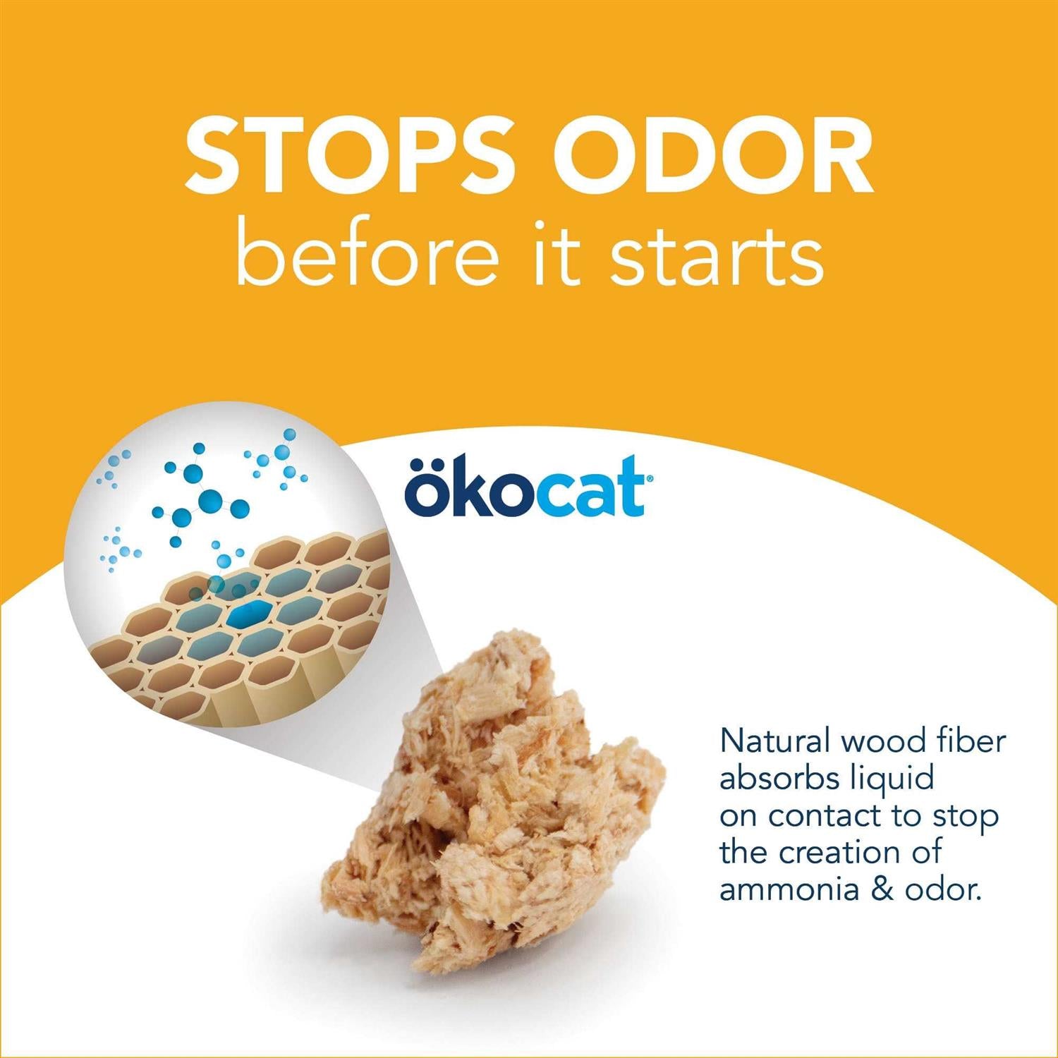 Unscented Clumping Wood Cat Litter F686