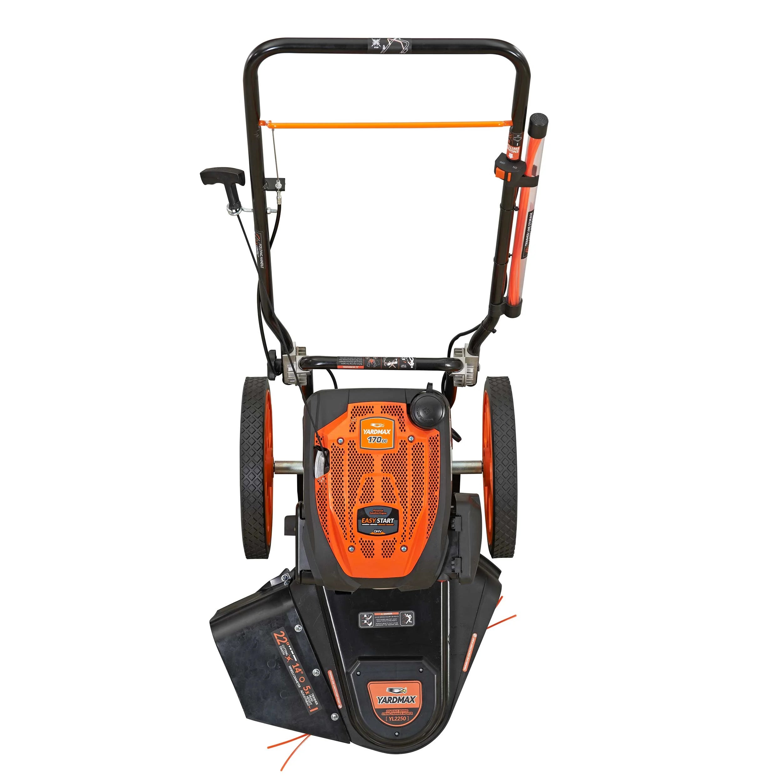 22 in. 170cc Gas Walk Behind String Trimmer Mower X63822