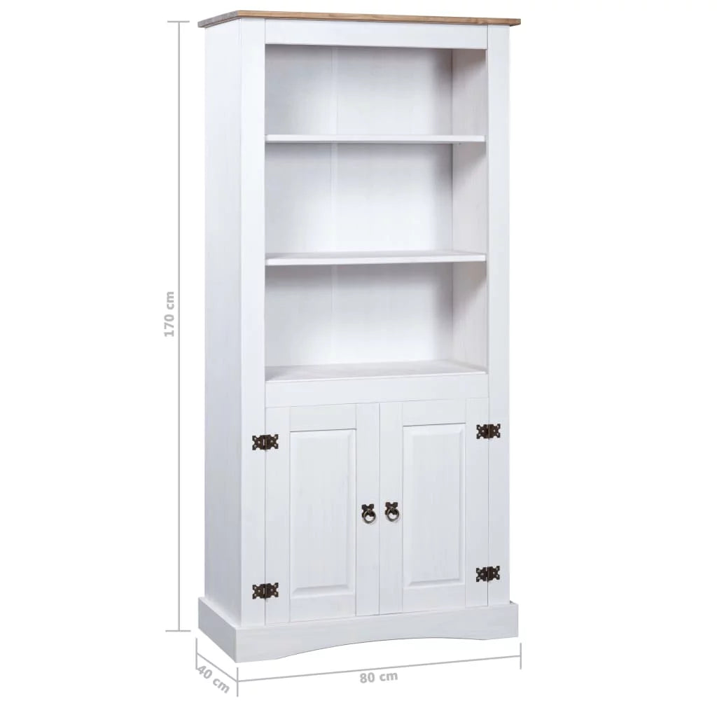 Cupboard Mexican Pine Corona White 31.5"x15.7"x66.9" Y507