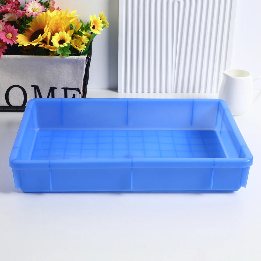Plastic Warehouse Storage Box with Lids, 2-Pack D987894