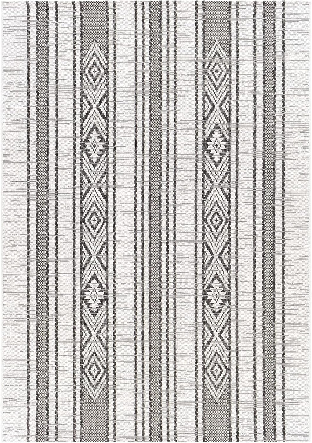Outdoor Area Rug 5x7 Non Shedding Indoor/Outdoor Carpet for Patio, Porch, Deck, Bedroom, Living Room or Kitchen Q835
