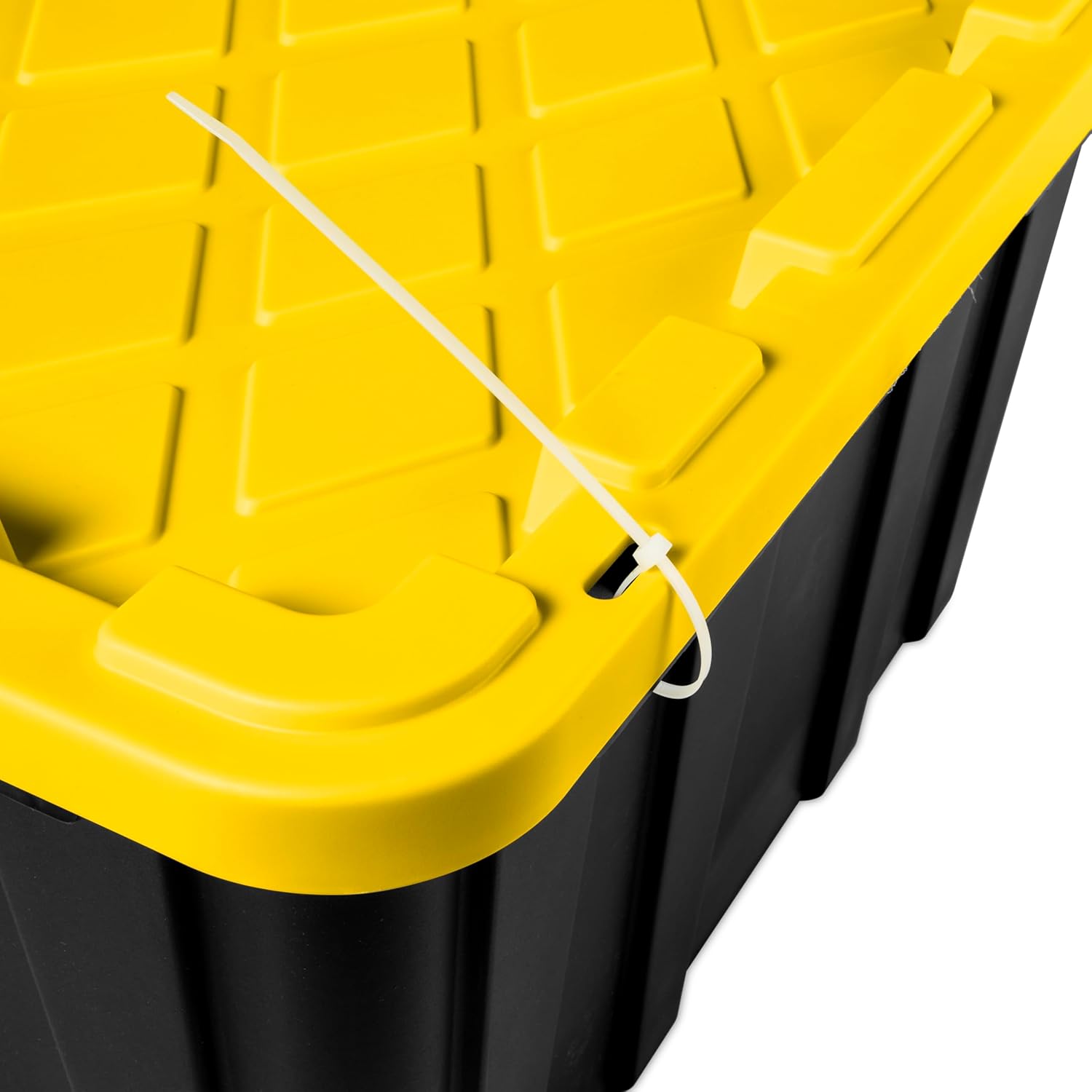 Stackable Storage Bin with Lid, 4-Pack S981
